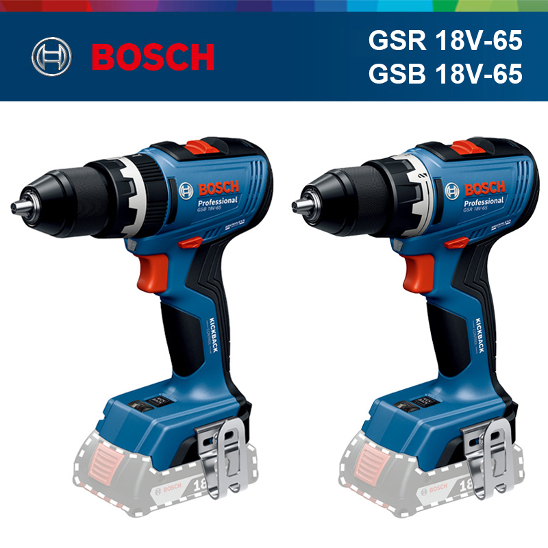 Bosch Drill Gsb 18V - Furadeira/Parafusadeira Sem Fio BOSCH GSR 18V-65
