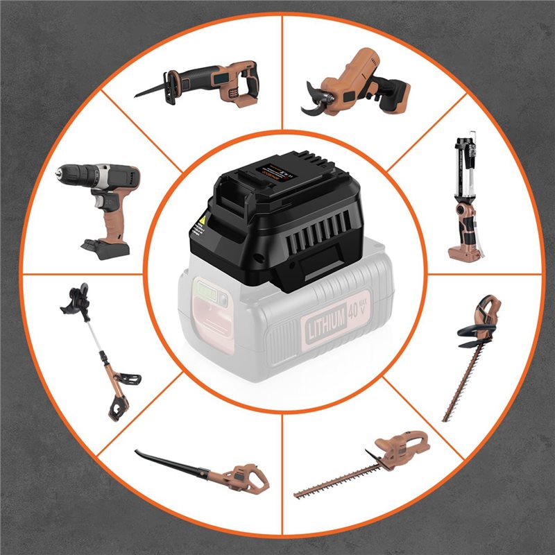 Y42A-adaptador de bateria para - Black+Decker Tool Cordless avaliação e preço
